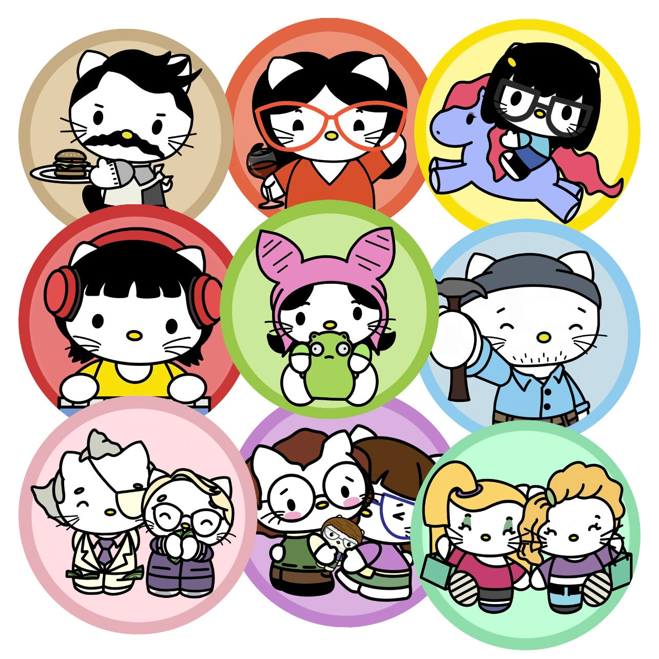 (preorder) Bobs Individual Sticker’s